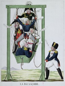スイング、ナポレオンの風刺画（1769-1821）、1814年 作： French School