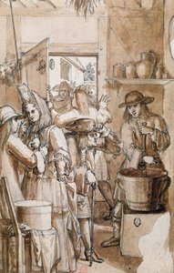 Theriac Seller（紙にトイレ） 作： French School
