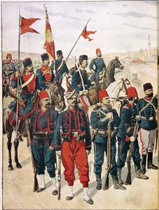 バルカン戦争中のトルコ軍、1912〜13年 作： French School