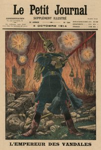 ヴァンダルスの皇帝、「ルプティジャーナル」の表紙イラスト、補足イラストレーター、1914年10月4日 作： French School
