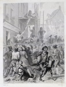 小麦粉戦争：1775年5月、パン屋前での暴動（フランス革命の最初の果実）