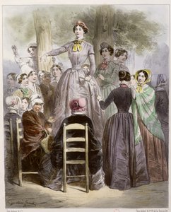 1848年の革命期の女性政府 作： French School