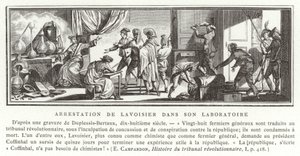 アントワーヌラヴォイジエの研究室での逮捕、1794年 作： French School