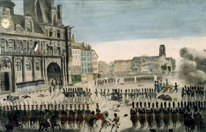 パリのホテル・ド・ヴィル襲撃事件（7月28日 作： French School