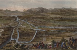1705年8月16日のカッサーノの戦い、シャヴァンヌの彫刻（カラー彫刻）