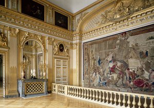 ルイ14世の寝室（1638-1715） 作： French School