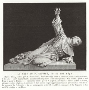 1871年5月25日、ペレキャプティエの死 作： French School