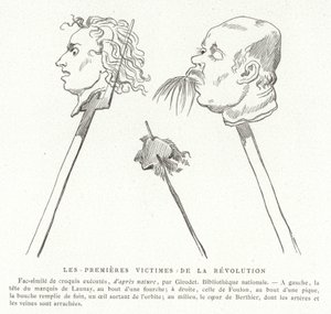 1789年7月、フランス革命の最初の犠牲者 作： French School