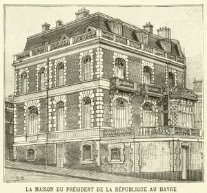 ルアーブルにあるフランス大統領の家（彫刻作品 作： French School