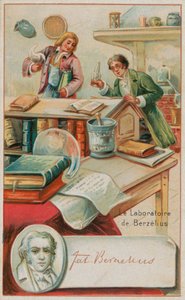 スイスの化学者であるJons Jacob Berzeliusの研究室 作： French School