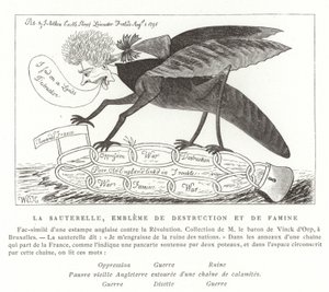 イナゴ、破壊と飢饉の紋章 作： French School