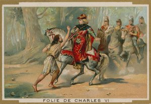 フランスのシャルル6世の狂気、1392年 作： French School