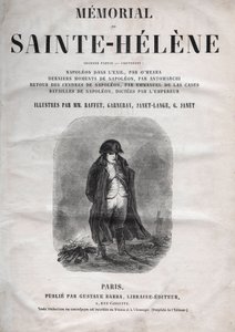 エマニュエル・ド・ラス・カース伯爵（1766-1842）のサン・ヘレネの記念碑（サン・ヘレネ） - Napoleon a Sainte-Helene - 1860年版 作： French School