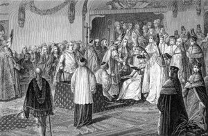 ルイ16世の神聖な彫刻の際の宣誓。 作： French School