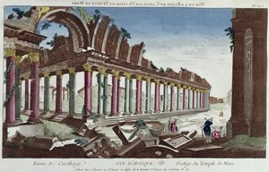 カルタゴ遺跡にある火星神殿の遺跡 作： French School