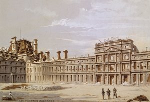 チュイルリーの遺跡 作： French School