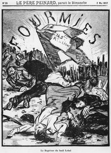 フルミの撮影、ル・ペール・ペイナールのイラスト、1897年5月2日 作： French School