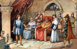 5月28日に行われたジョーン・オブ・アークの裁判 作： French School