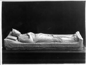 アングレームのイザベルの墓、イングランドの女王、ジョン王の妻（1186-1246） 作： French School