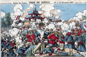 トンキン戦争：ソンタイの攻略（12月16日、17日 作： French School