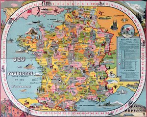 ツールドフランスゲーム、1930年頃 作： French School