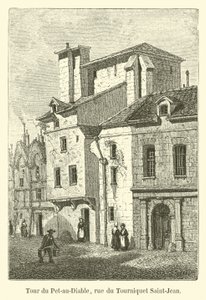 タワーオブペトーディアブル、rue du Tourniquetサンジャン 作： French School