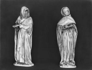ドゥックジャンドベリー（1340-1416）c.1450-53（アラバスター）の墓からの2人の喪 作： French School