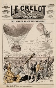 11月3日、カルーゼル広場の「Une Alerte」（Le Grelotより 作： French School