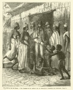 A Visit To The King Of Dakar (彫刻) 作： French School