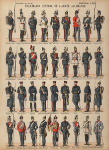 ドイツ軍のユニフォーム（カラー彫刻 作： French School