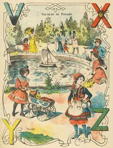 VXYZ：人形の車、ヨット 作： French School