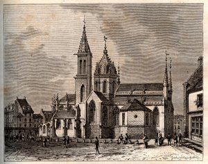 Valongnes - Normandie - V.A. Malt-Brownによる "La France illustree: geographie, histoire, administration statistique "に掲載された彫刻。1884 作： French School