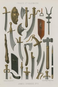 フランスとドイツのさまざまな武器 作： French School