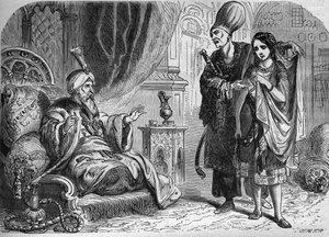 ムラード3世（1574-1595）またはアムラート3世のオスマン・スルタンのお気に入り、ヴェニチアン・バファ。古代から現代までの世界のすべての民族における売春と放蕩の歴史」（Dr. Th. -F.-F.デブレイ1879. 作： French School