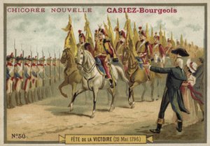勝利のパレード、1796年5月29日 作： French School