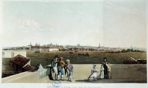 Vista de Buenos Aires na Argentina. Litografia de Vidal (1820) Séc. XIX. Paris, Biblioteca Latino-Americana 作： French School