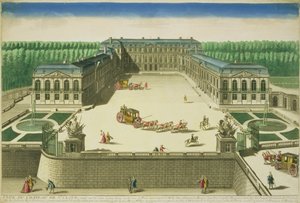 アントワーヌアヴェリーネ（1691-1743）によって刻まれた聖雲の城の眺め 作： French School