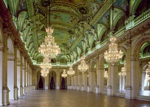 1871年後のグランサレデフェットの眺め 作： French School