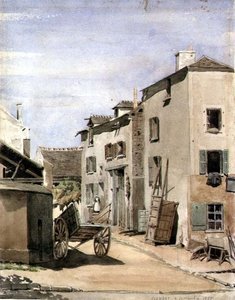 フランス・クラマールの街の風景 作： French School