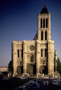 西の正面の眺め、1135年頃 作： French School
