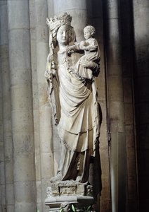 ノートルダムドパリとして知られる聖母子 作： French School