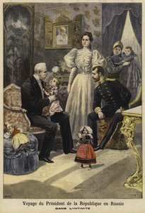 フェリックスフォールフランス大統領のロシア訪問、1897年 作： French School