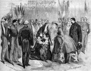 ナポレオン3世(1808-1873)とウジェニー王女(1826-1920)のショーニへの訪問(Aisne, 02)