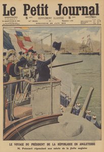 フランス大統領の英国訪問（カラーリトグラフ 作： French School