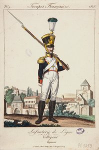 フランス軍の線状歩兵のヴォルティジュール no.9