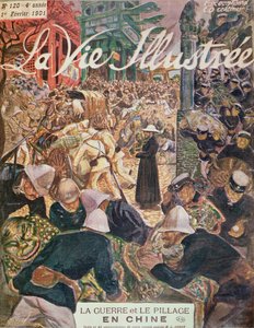 1901年2月1日、La Vie Illustreによる中国の戦争と略奪 作： French School