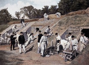 War de Mines (defence) - in "Album militaire" - Genie