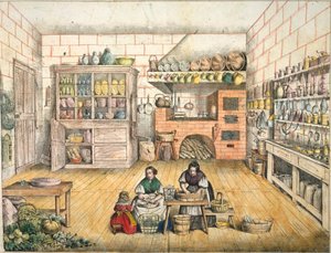 品揃え豊富な素朴なキッチン 作： French School