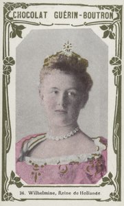 Wilhelmine、Reine de Hollande（カラー写真） 作： French School