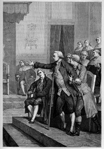下院で演説する若き日のウィリアム・ピット（1759～1806年 作： French School